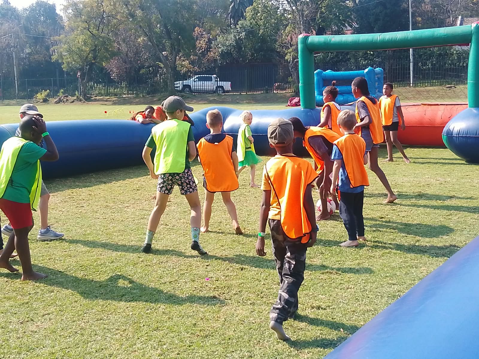 Children enjoying Unforgettable Parties active games
